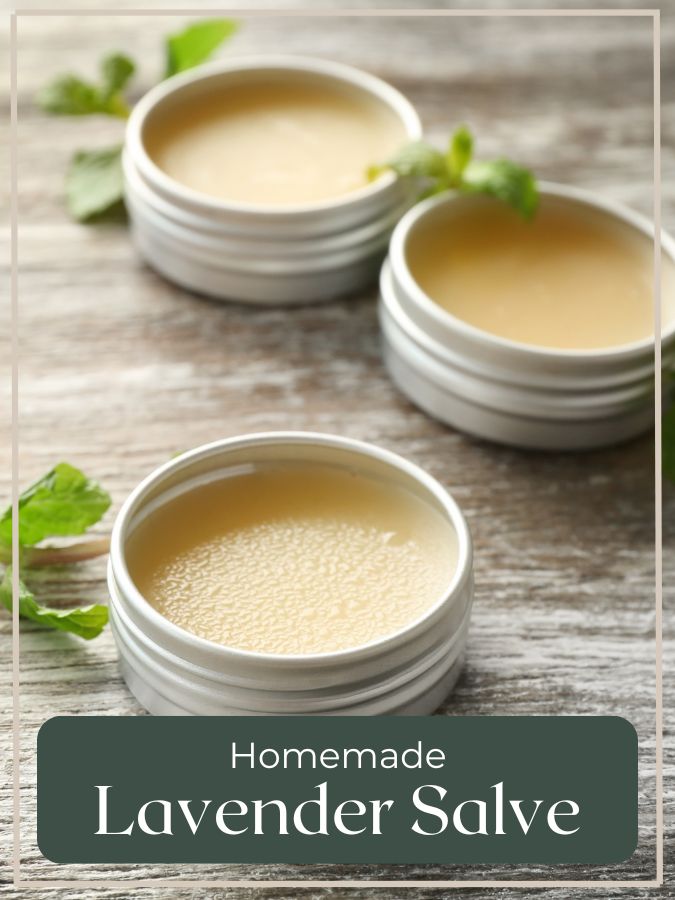 three tins of lavender salve