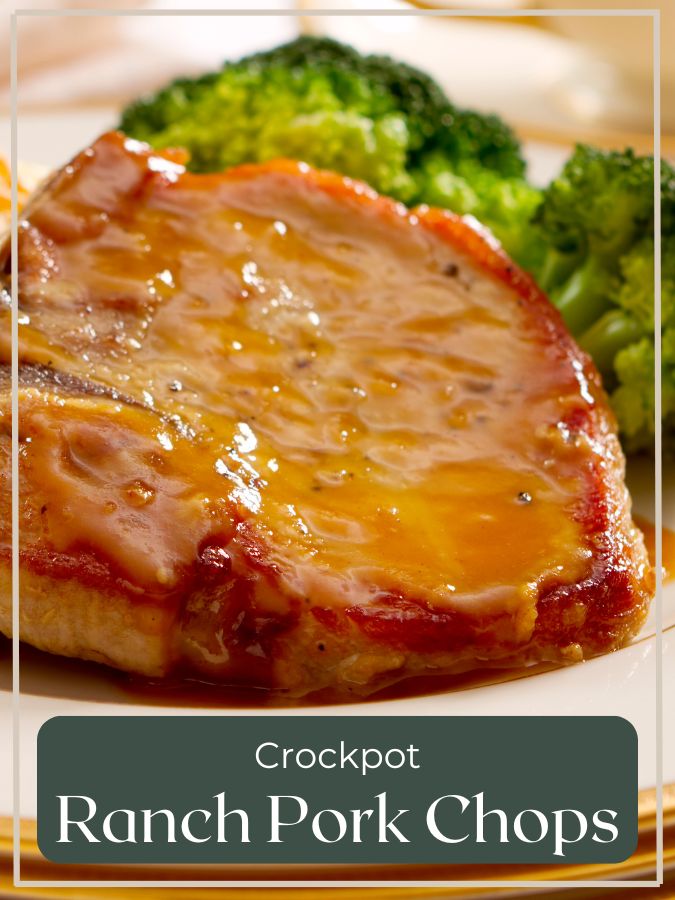 ranch pork chops with broccoli